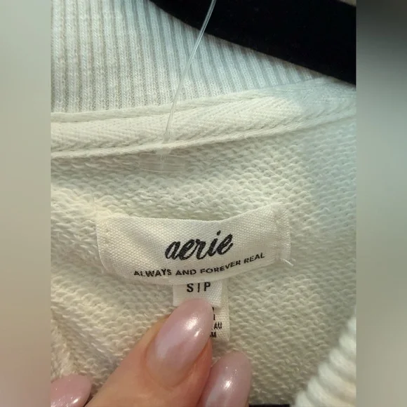 Aerie Big Chill Crew Bow Sweatshirt - Picture 4 of 7